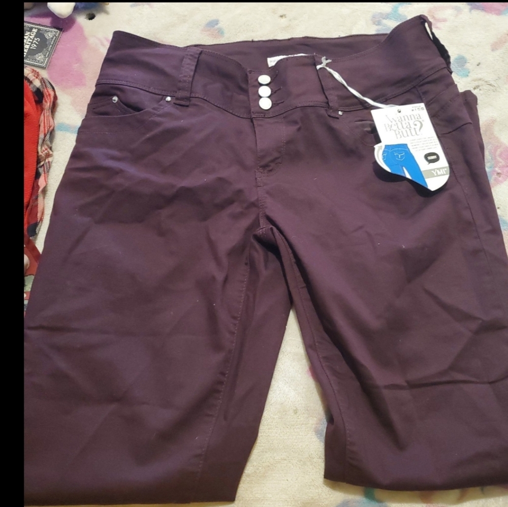 Dark purple high waisted  Skinny jeans size 13
